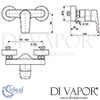 Ideal Standard Tesi Exposed Shower Mixer Dimensions